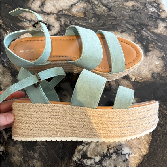 American Eagle Outfitters Women's Blue Sandals - Picture 3 of 5